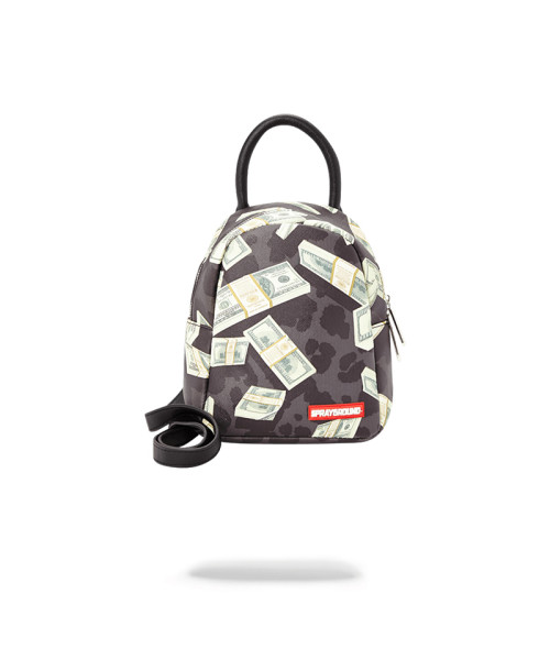 Sprayground Black Leopard Money Print Backpack