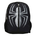 SHS Spiderman Black Centre Zip Backpack