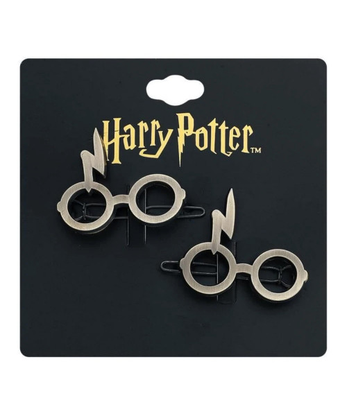 Bioworld Harry Potter Harry Glasses Hair Barrette Set