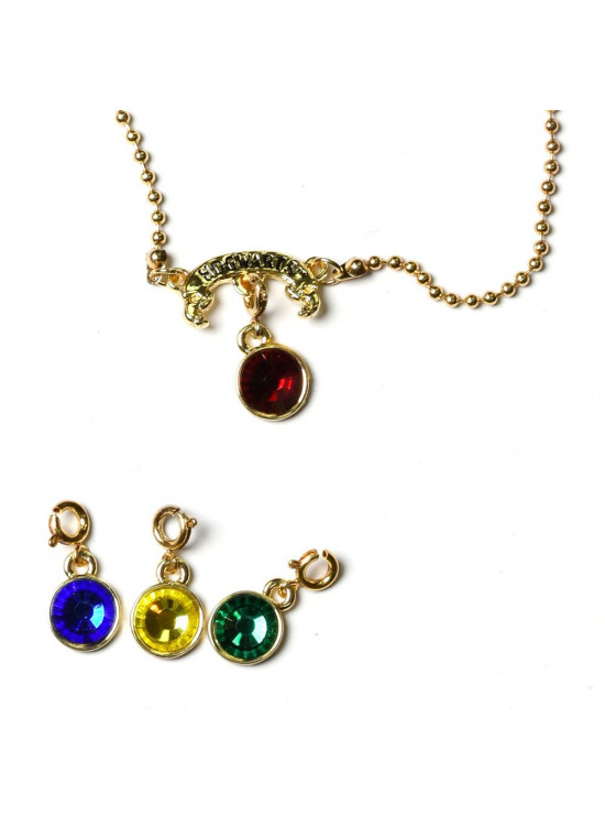 Bioworld Harry Potter Hogwarts House Charms Necklace