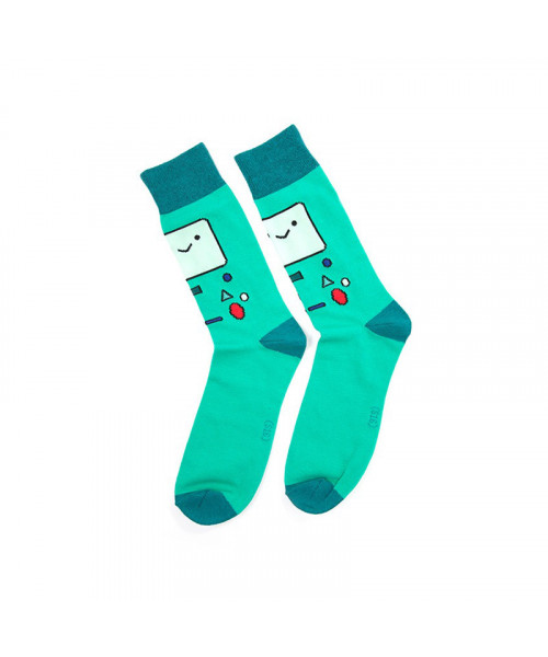 Difuzed Adventure Time Beemo Crew Socks 43/46