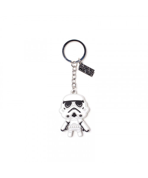Difuzed Star Wars Stormtrooper Rubber Keychain