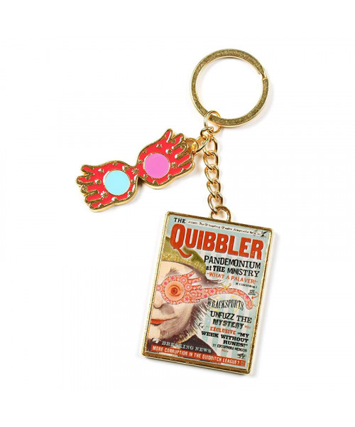 Bioworld Harry Potter The Quibbler Mag Keychain