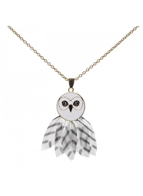 Bioworld HP Hedwig Feather Necklace