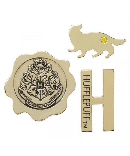 Bioworld HP Hufflepuff Lapel Pin Set