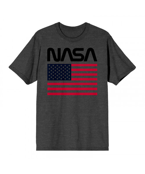 Bioworld NASA Grey/Black Confetti T-Shirt