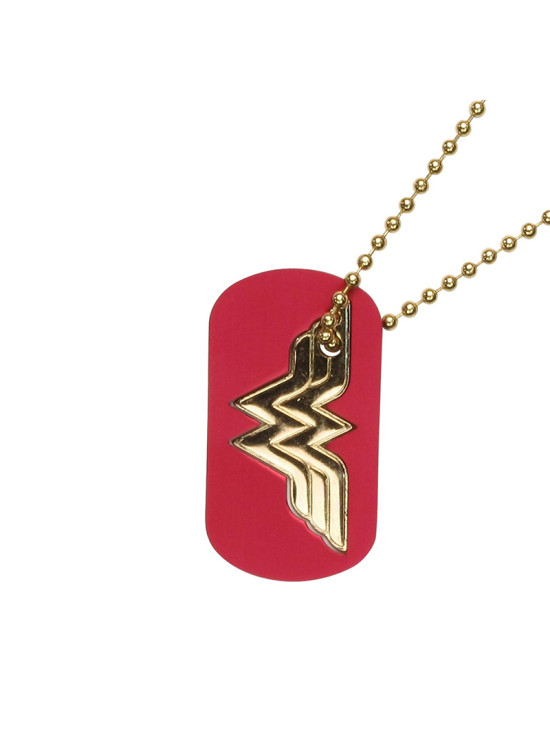 Bioworld Wonder Woman DogTag CutOut Necklace