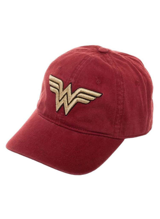 Bioworld Wonder Woman Red Washed Cap