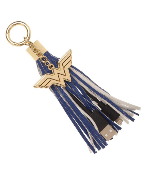 Bioworld Wonder Woman USB Tassel Keychain