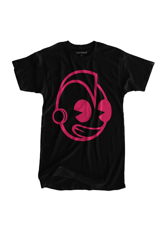 Kidrobot Black/Pink Bot T-Shirt
