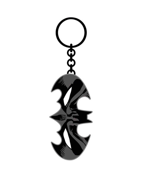 Bioworld Batman Face in Symbol Keychain